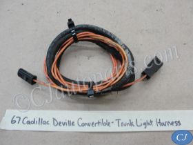 OEM 1966 1967 1968 1969 1970 1971 Cadillac Deville Eldorado Fleetwood Calais TRUNK LIGHT WIRE HARNESS PIGTAIL